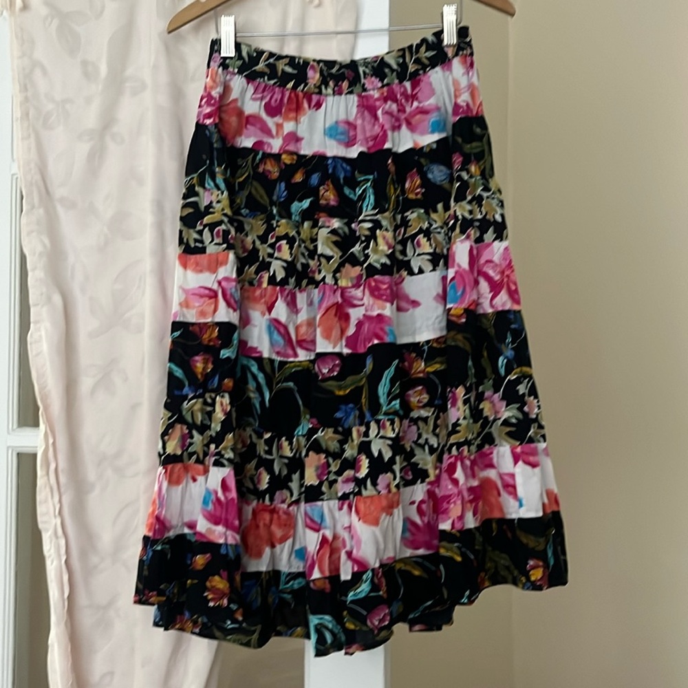 Vintage Jacobson’s Floral Midi Skirt